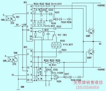 圖10 觸發板電路圖